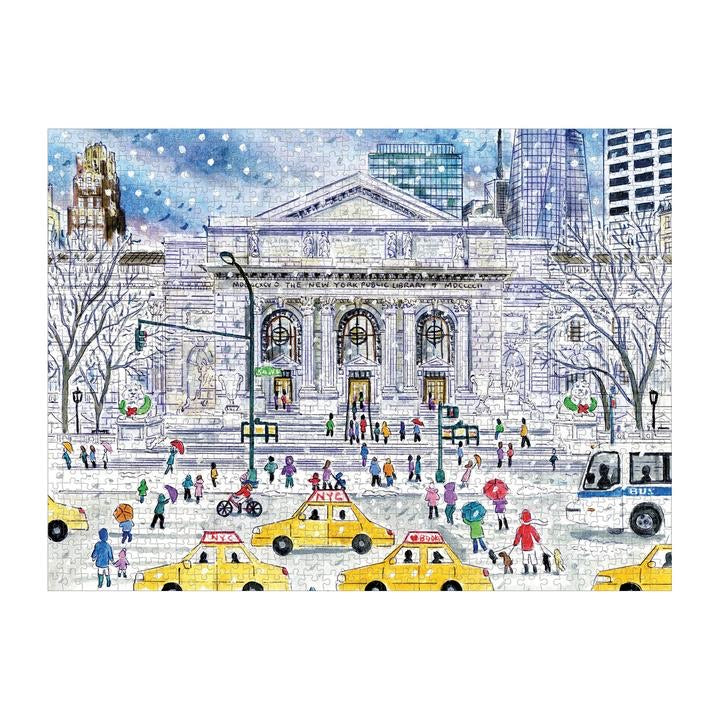 Michael Storrings New York Public Library 1000 Piece Jigsaw Puzzle