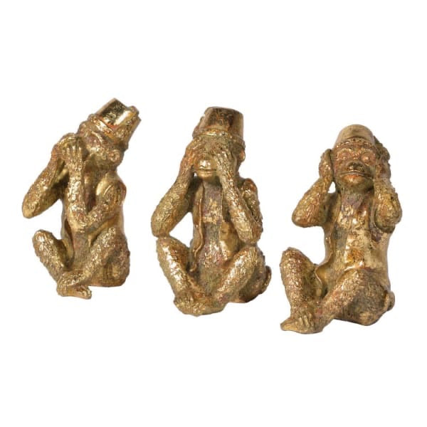 Set of 3 ‘No Evil’ Monkeys