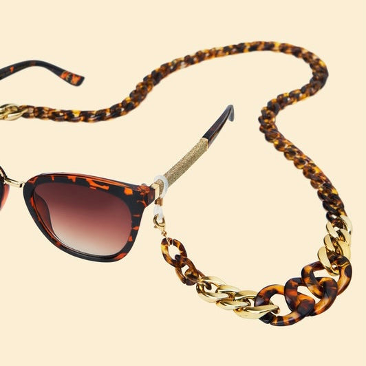 Sunglasses Chain - Wave Tortoiseshell