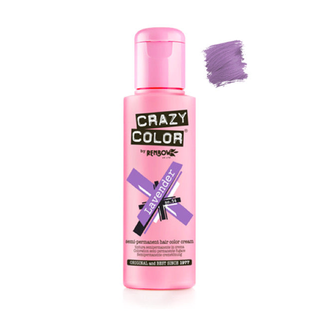 Crazy Color Semi-Permanent Hair Colour - Lavender