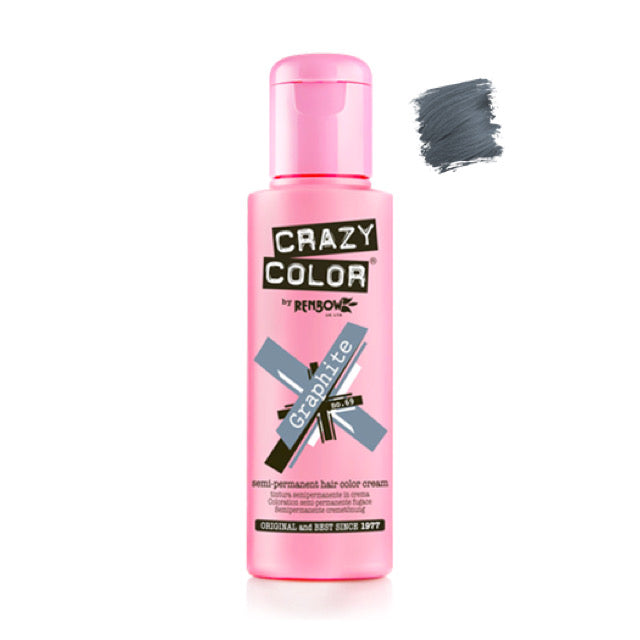 Crazy Color Semi-Permanent Hair Colour - Graphite