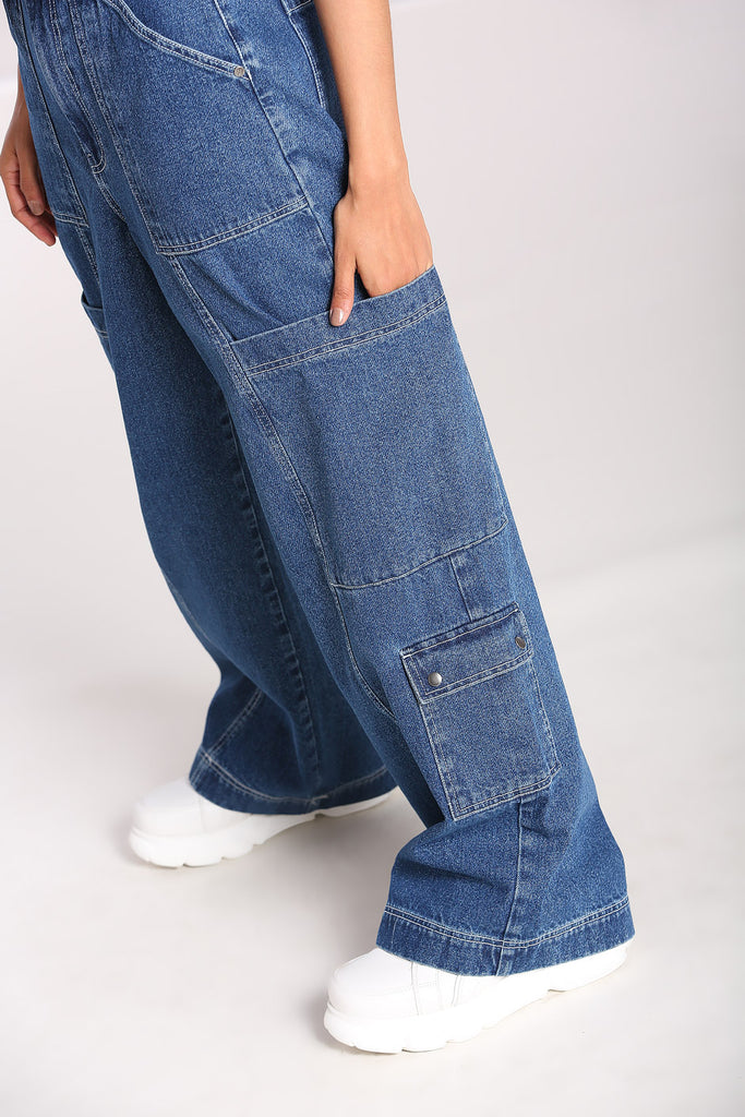 Hell Bunny Reese Jeans - Blue