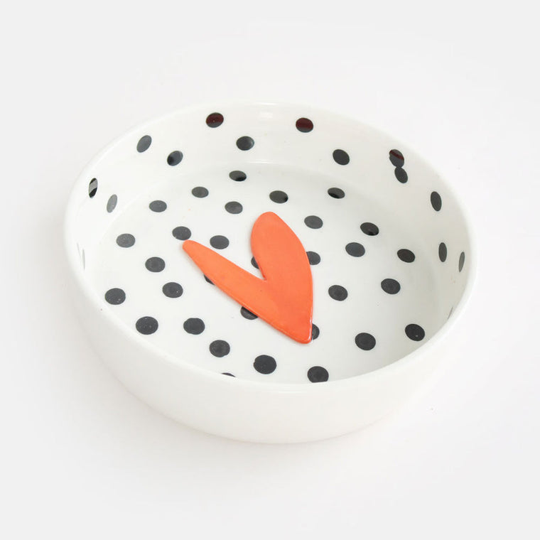 Dotty Ceramic Pet Bowl