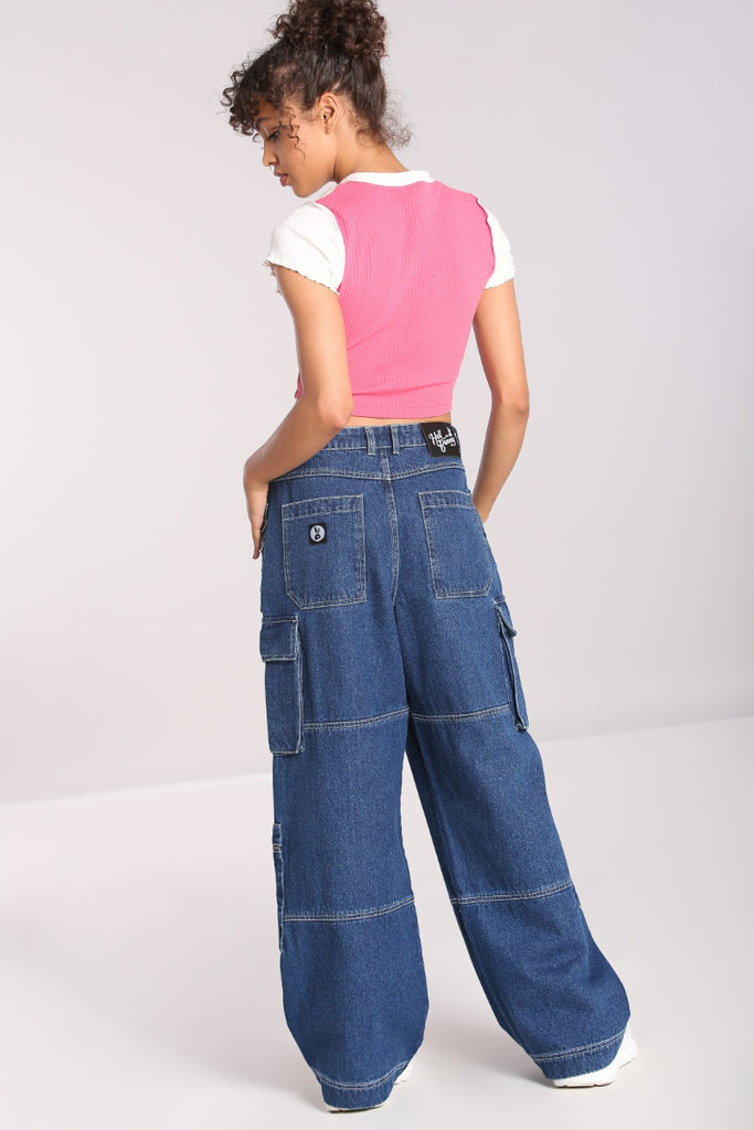 Hell Bunny Cameron Jeans - Blue