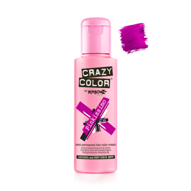 Crazy Color Semi-Permanent Hair Colour - Pinkissimo