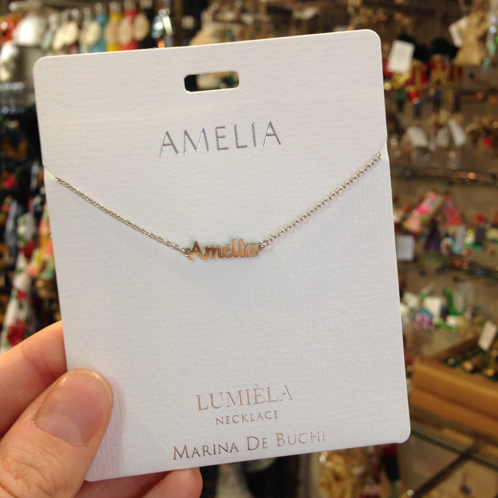 Marina De Buchi Personalised Name Necklace - Amelia