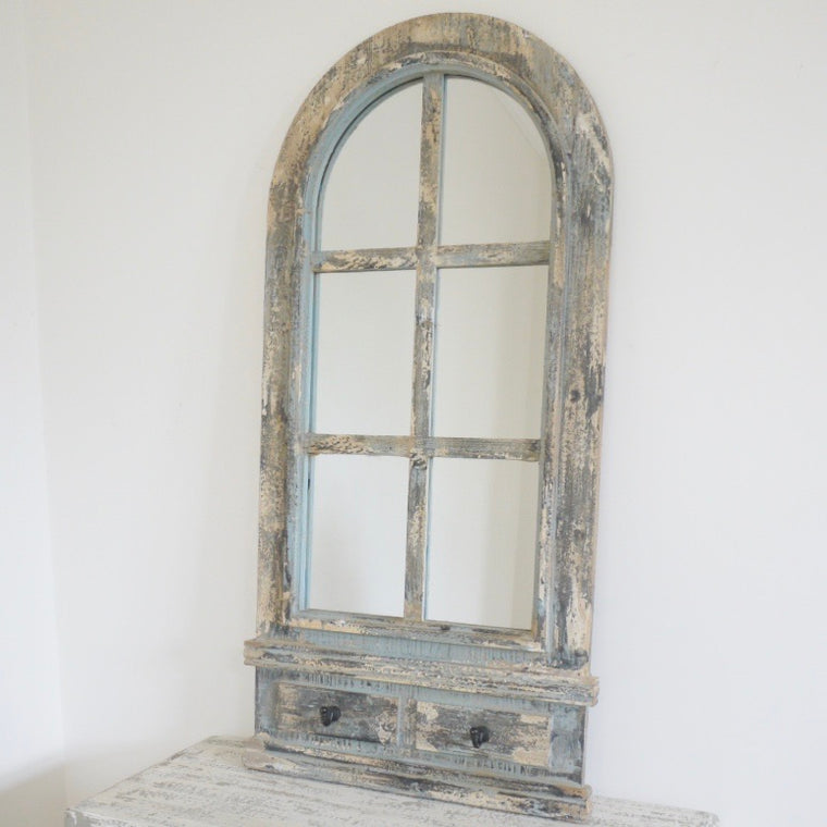 Rustic Wooden Mirror