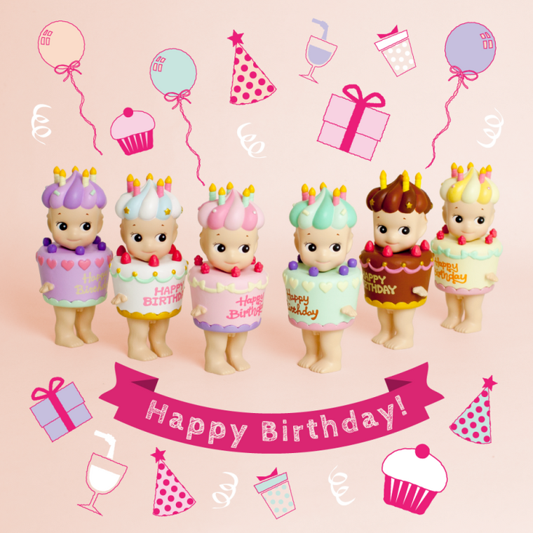 Sonny Angel Mini Figure Dolls - Happy Birthday