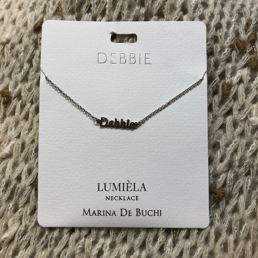 Marina De Buchi Personalised Name Necklace - D