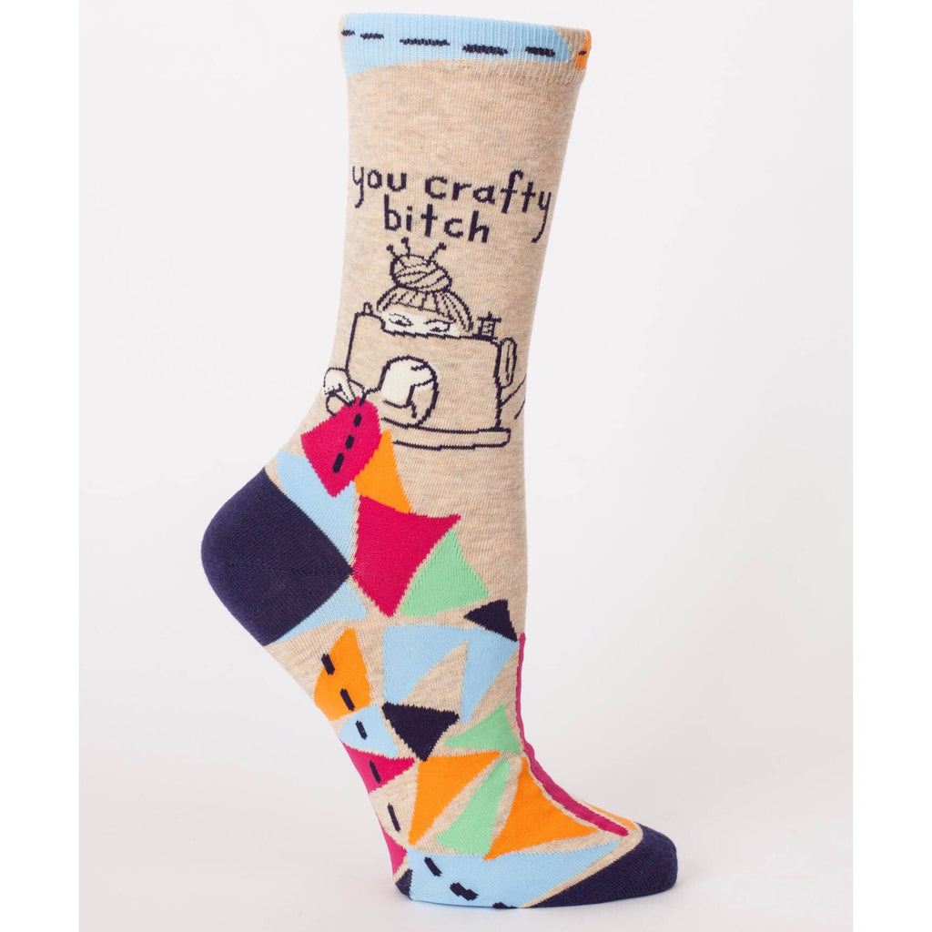 You Crafty Bitch - Crew Socks