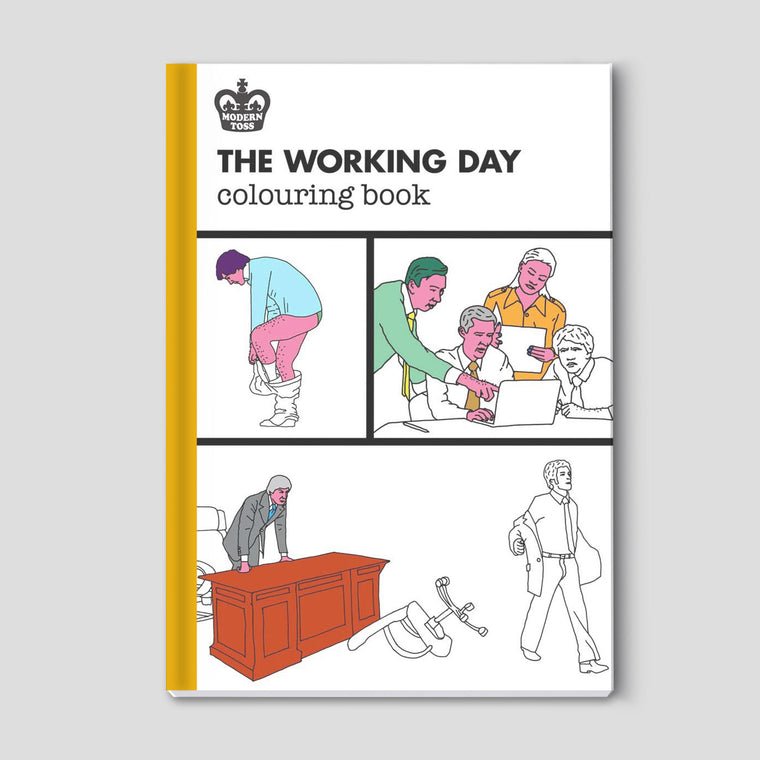 Modern Toss Colouring Book - The Working Day