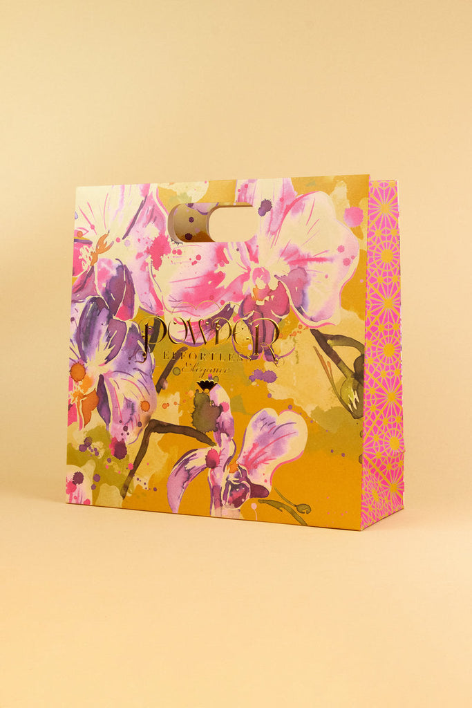 Mustard Orchid Kimono Gown