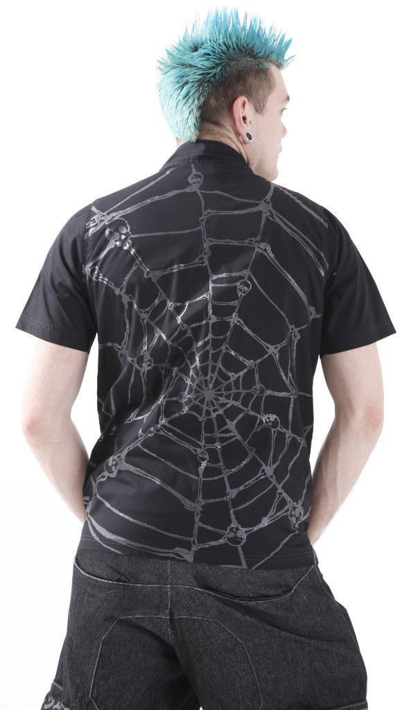 Dead Threads Short Sleeve Spider Web Shirt